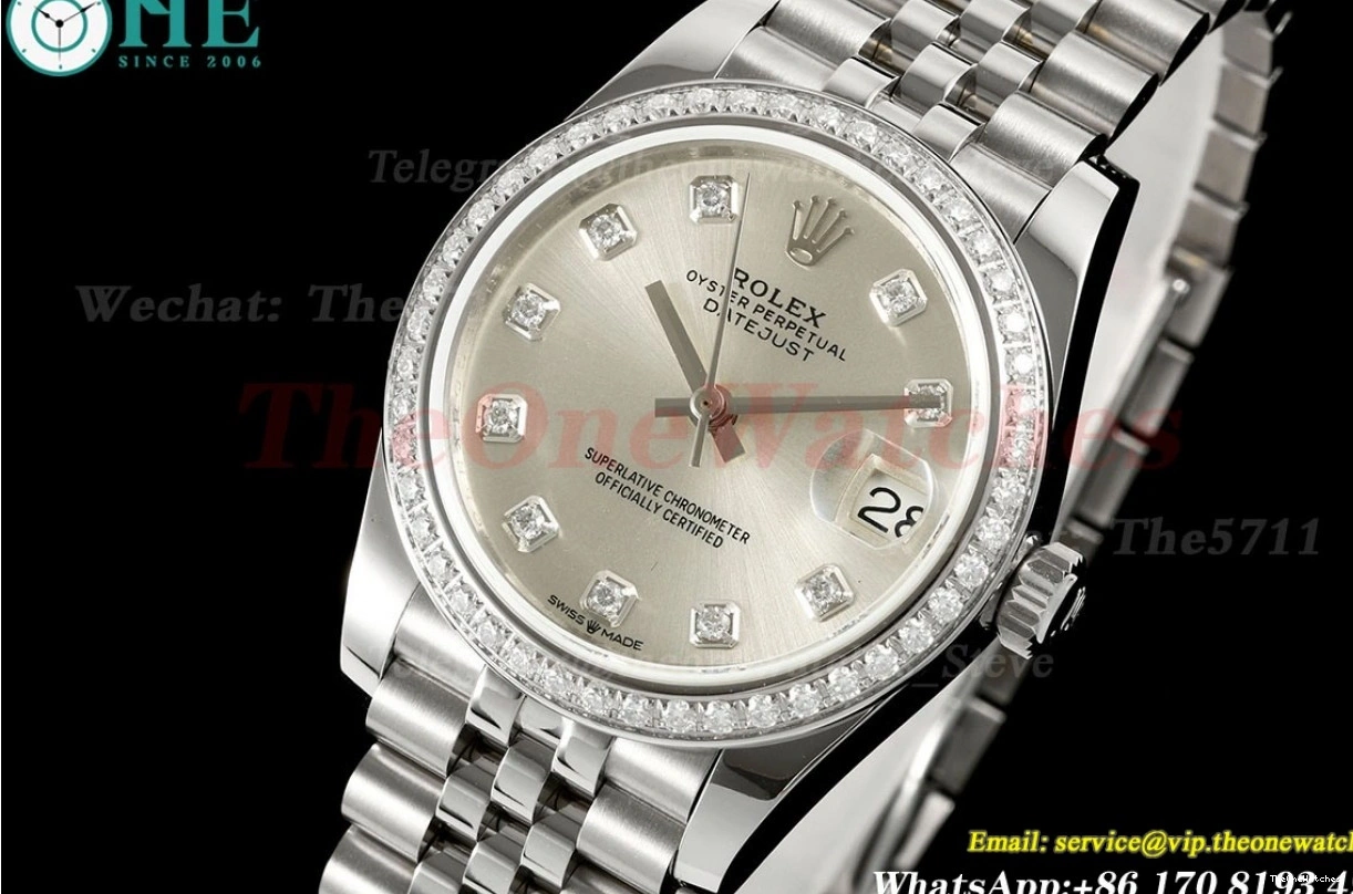 JARF Jub 31mm Silver Datejust SS SS A2236 Dia 278274 Dia 0418